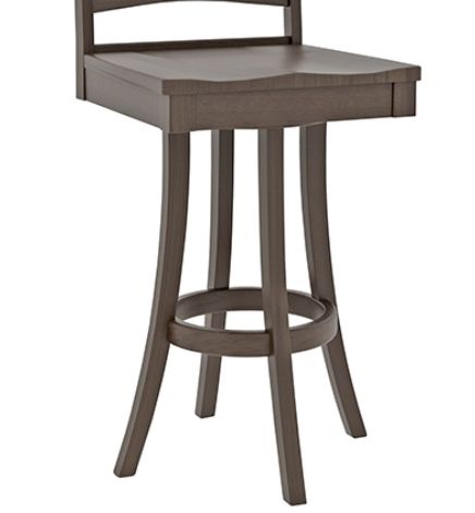 Country View Woodworking Customizable 30" Swivel Bar Chair-1