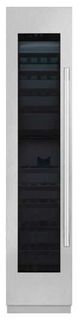 SKS 18" Stainless Steel Left Hinge Column Refrigerator Glass Door Panel Kit-0
