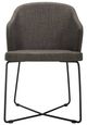 VIG Furniture Modrest Gia 2-Piece Gray Fabric Dining Chair Set-1
