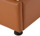 Michael Amini® 21 Cosmopolitan™ Diablo Orange California King Upholstered Wing Panel Bed-3
