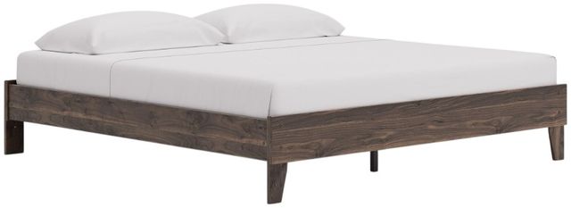 Signature Design by Ashley® Calverson Brown King Platform Bed-1