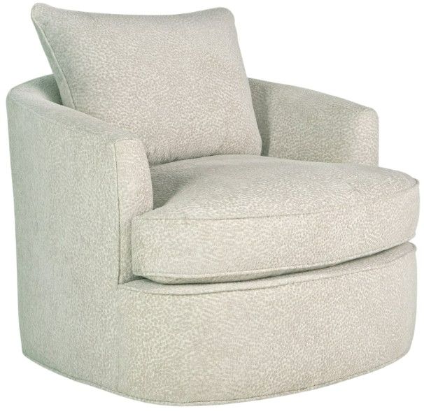 Craftmaster® Customizable CM Modern Barrel Swivel Chair-1