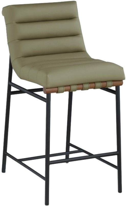 Meridian Furniture Burke Olive Counter Stool-0