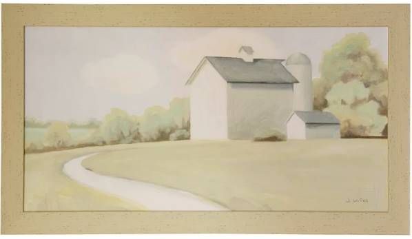 Stylecraft Beige/Brown/Gray/Light Gray/Light Green/White Wall Art-0