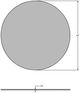 Amisco Customizable Dalia Walnut Veneer Round Table with Metal Turnip Base-1