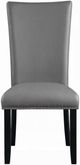 ACME Furniture Caralin 2-Piece Black/Gray Dining Side Chair Set-3