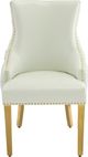 Meridian Furniture Tuft White Velvet Dining Chair-4