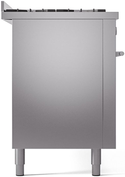 Ilve® Professional Plus II 60" Stainless Steel Pro Style Dual Fuel Range-3