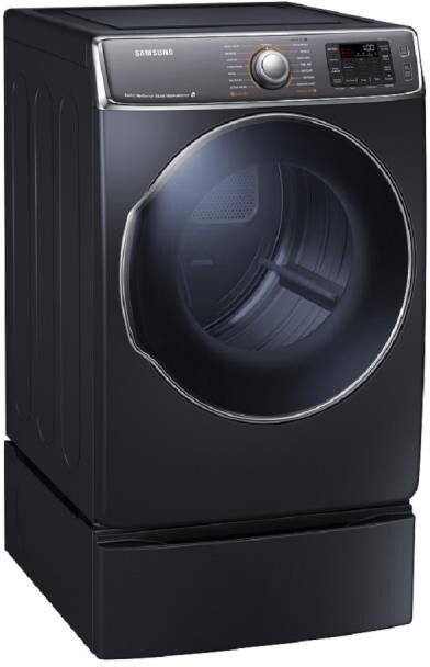 Samsung 9100 Series 9.5 Cu. Ft. Onyx Front Load Electric Dryer-2