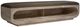 International Furniture Direct Balam Brown/Stained White Bench with Open Storage-0