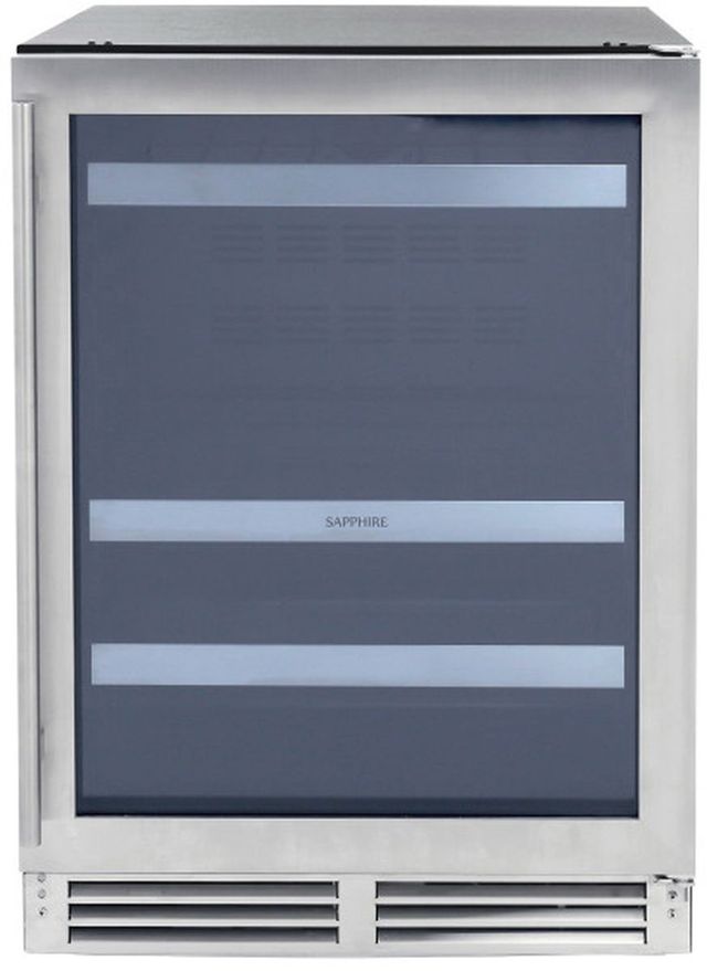 Sapphire Series 3 4.8 Cu. Ft. Panel Ready/Stainless Steel Built In Beverage Center-0