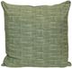 Stylecraft Green Designer Pillow with White Stripes-0