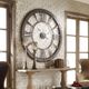 Uttermost® Ronan Rustic Bronze Large Wall Clock-3