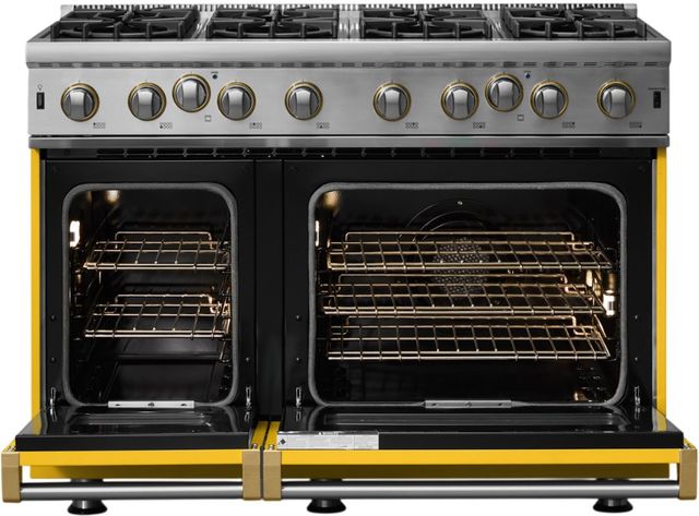 Viking® 5 Series 48" Daffodil Pro Style Gas Range-1