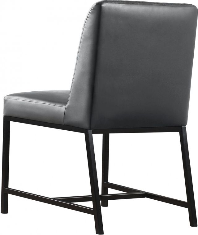 Meridian Furniture Bryce Grey Faux Leather Dining Chair-3
