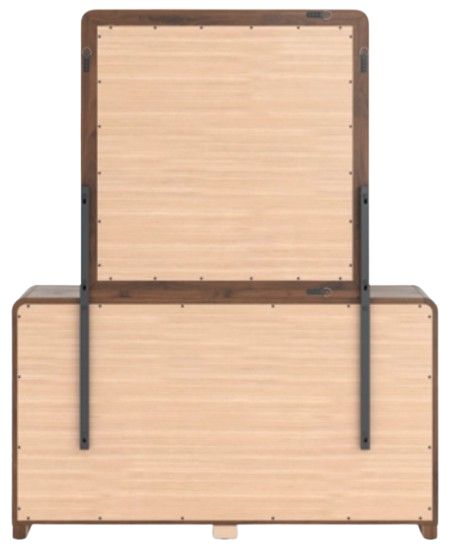Signature Design by Ashley® Fortlorn Walnut Brown Dresser and Mirror-4