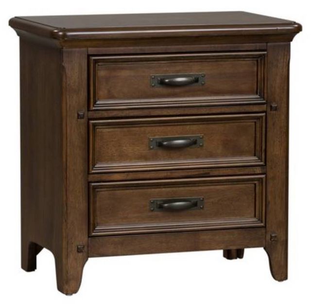 Liberty Furniture Saddlebrook Tobacco Nightstand-0