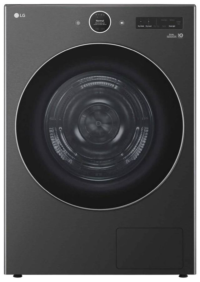 LG 7.8 Cu. Ft. Black Steel Ventless Electric Dryer-0