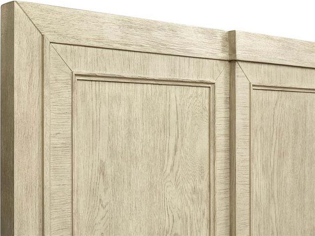 Magnussen Home® Sheridan Limestone Complete Queen Panel Bed-3