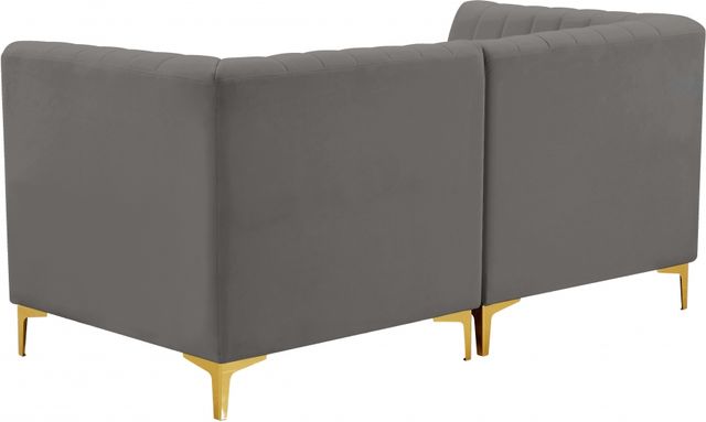 Meridian Furniture Alina Grey Velvet Modular Sofa-2