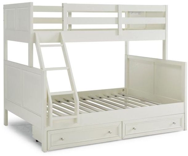homestyles® Naples Off-White Twin/Full Bunk Bed-0