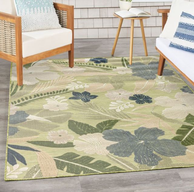 Nourison Home™ Suncoast Blue/Green 5'x7' Area Rug-1