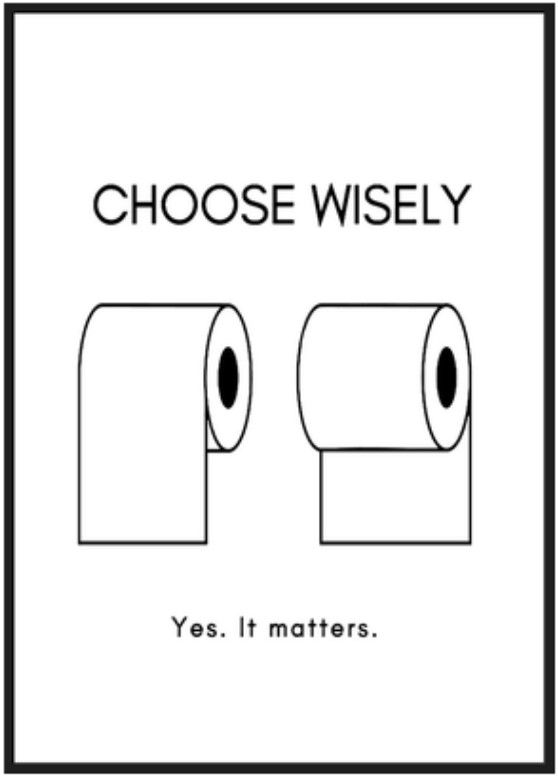 Classy Living Refreshing Decisive Humor Wall Art-0