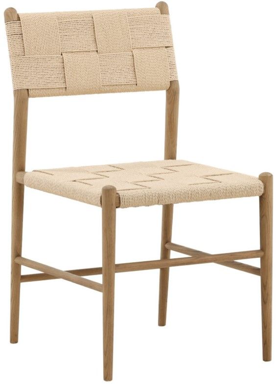 Dovetail Furniture Xiana Light Brown/Natural Dining Chair-0