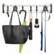 Gladiator® Set of 8 Granite J & L Wall Hooks-3