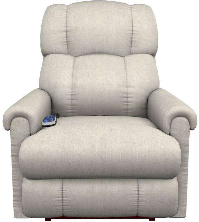La-Z-Boy® Pinnacle Platinum Pearl Power Lift Recliner with Headrest and Lumbar-1
