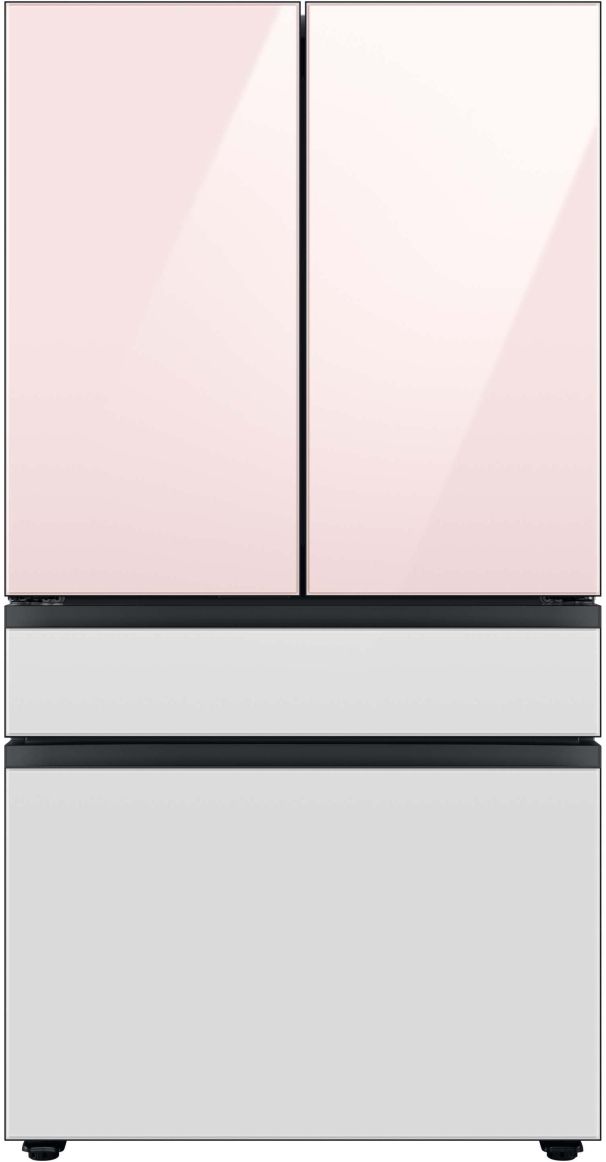Samsung Bespoke 36" White Glass French Door Refrigerator Middle Panel-3