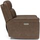 Flexsteel® Yuma Dark Walnut Power Recliner with Power Headrest-2