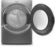 Whirlpool® 7.4 Cu. Ft. Chrome Shadow Front Load Electric Dryer-2