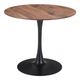 Zuo® Modern Opus Brown Dining Table with Black Base-0