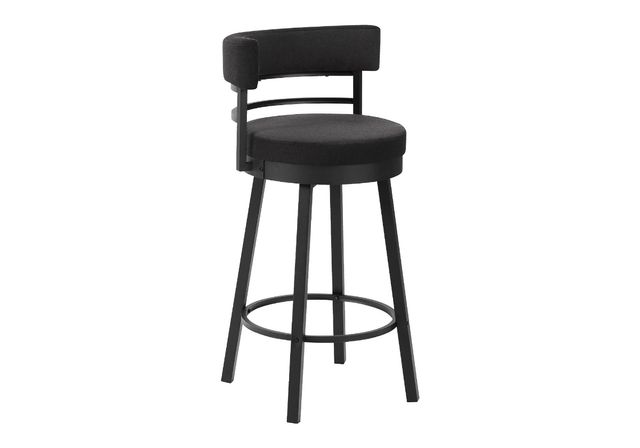 Monarch Specialties Inc. 2-Piece Black Fabric 39" Barstool-0