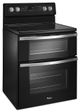 Whirlpool® 30" Black Double Oven Freestanding Electric Range-4