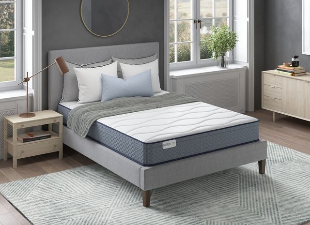 Sherwood® Bedding Villa XXV Firm FxET 8.75" Wrapped Coil Firm Euro Top Full Mattress-1