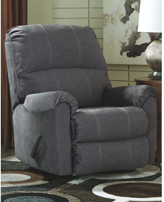 Signature Design by Ashley® Urbino Charcoal Rocker Recliner-1