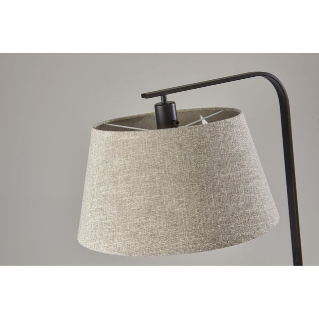 Adesso® Bernard Black Floor Lamp-2