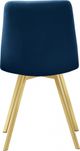 Meridian Furniture Annie Navy/Gold Velvet Dining Chair-4
