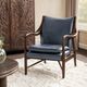 Classic Home Kiannah Ocean Blue Accent Chair-1