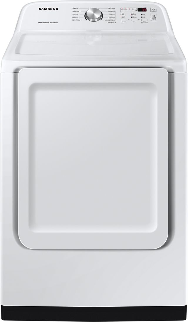 Samsung 5100 Series 7.4 Cu. Ft. White Front Load Gas Dryer-0
