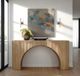 Nest Home Collections Berlin Brushed White Console Table -1