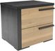 NAD Home Orleans Natural/Charcoal Nightstand - Left-0