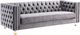 TOV Furniture Rimini Grey Velvet Sofa-4