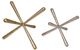 A & B Home 2-Piece Gold/Silver Decorative Objects Set-2