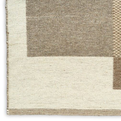 Nourison Home™ Copenhagen Ivory Mocha 5'x7' Area Rug-4