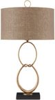 Currey & Company Shelley Antique Brass/Dark Natural Table Lamp-2