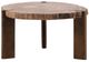 Dovetail Furniture Sampson Light Natural Coffee Table with Bronze Base-1