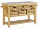 ACME Furniture Grovaam Natural/White Kitchen Island-0
